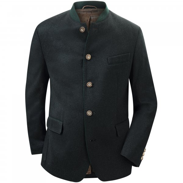 Habsburg »Johann Karl« Men's Traditional Jacket, Cashmere, Black, Size 50