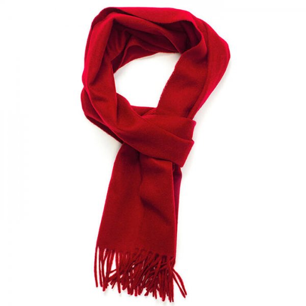 Classic Cashmere Scarf, Red