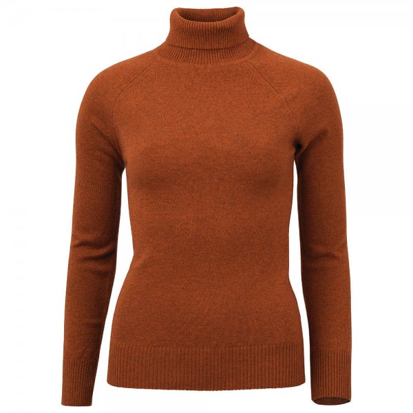 Jersey de cuello alto para mujer Laksen »Kit«, naranja, talla S