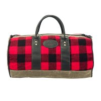 Sac Frost River » ImOut Duffle «, plaid rouge