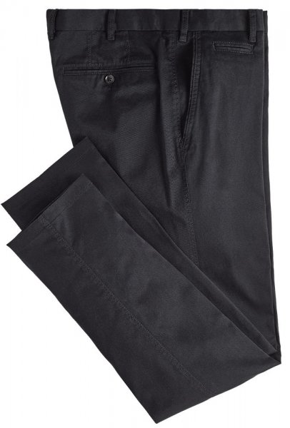 Brisbane Moss Men's Trousers, Cotton-Drill, Dark Blue, Size 52