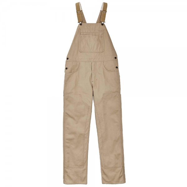 Filson Dry Tin Bibs Trousers, Grey Khaki, Size 32