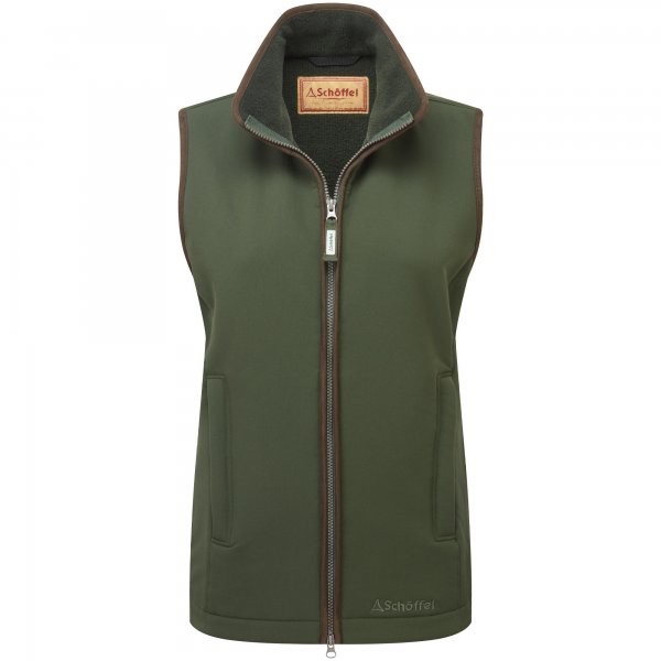 Schöffel Ladies Belton Softshell Weste, cedar, Gr. 38