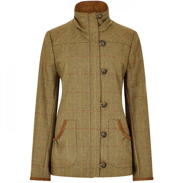 Dubarry »Bracken« Ladies Tweed Coat, Elm, Size 38