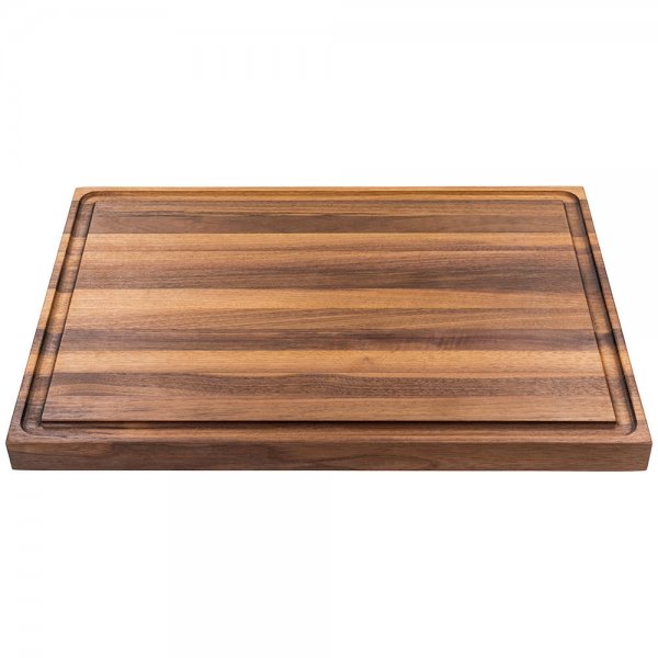 Planche à hacher / découper, noyer, sillon pour l’écoulement du jus