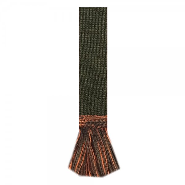 House of Cheviot Garter Ties, Spruce/Burnt Orange