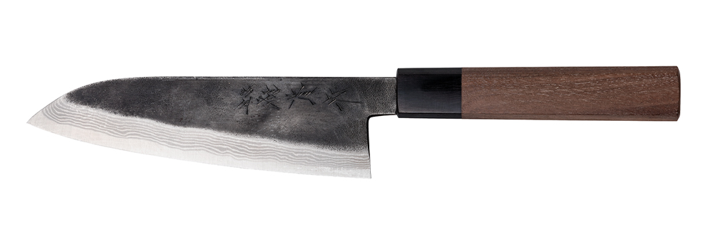 Shigeki Hocho with Forged Skin, Santoku, All-purpose Knife