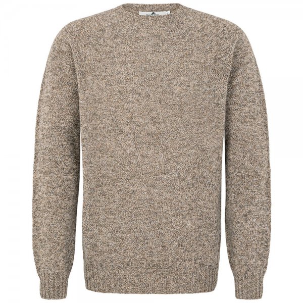 Herren Shetland Pullover, leicht, naturbeige, Größe XL