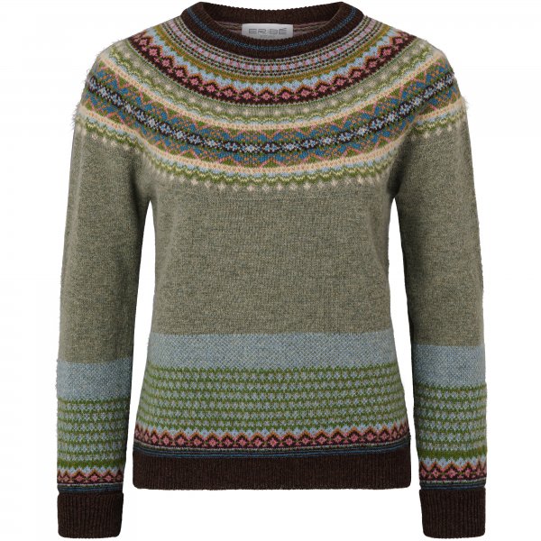 Eribé sweter damski Fair Isle, Willow, rozmiar XXL