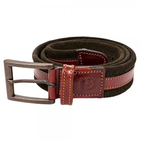 Rey Pavón Leather Belt, Hunting Green, Size 105