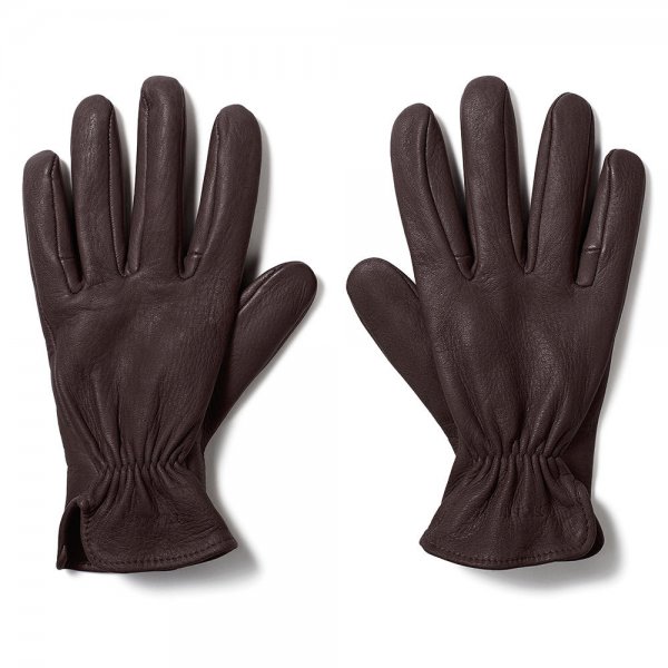 Filson Original Deer Gloves, Brown, Size L