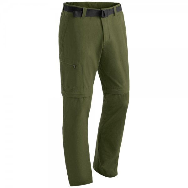 Pantalón desmontable para hombre »Tajo«, verde militar, talla 27