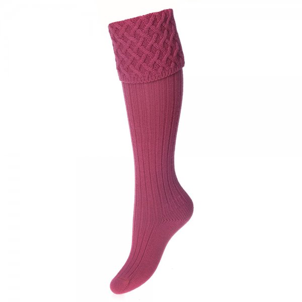 House of Cheviot »Lady Rannoch« Ladies Shooting Socks, Dusty Pink, S (36-38)