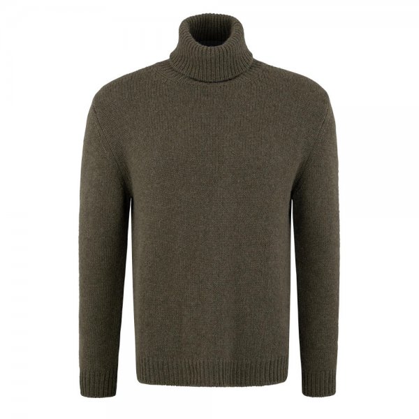 »Giro Gino« Men’s Cashmere Turtleneck Sweater, Borneo, Size M