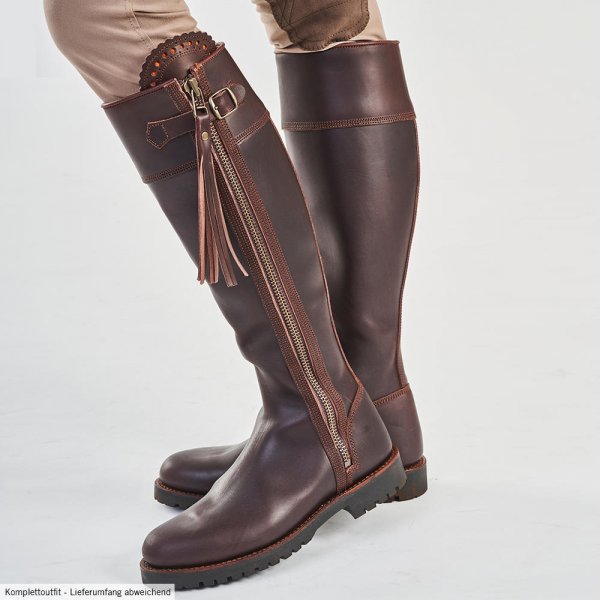 Penelope Chilvers Ladies Long Tassel Boots, Conker, Size 36 Penelope Chilvers Ladies Long Tassel Boots, Conker, Size 36