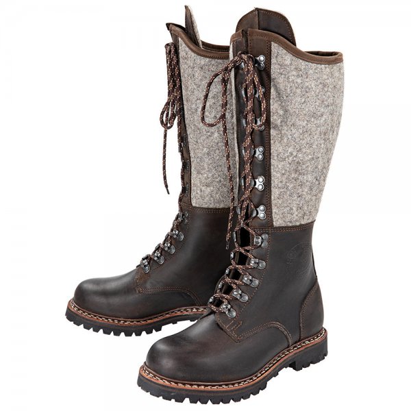 Bertl Felt Boots, Double-stitched, Size 40