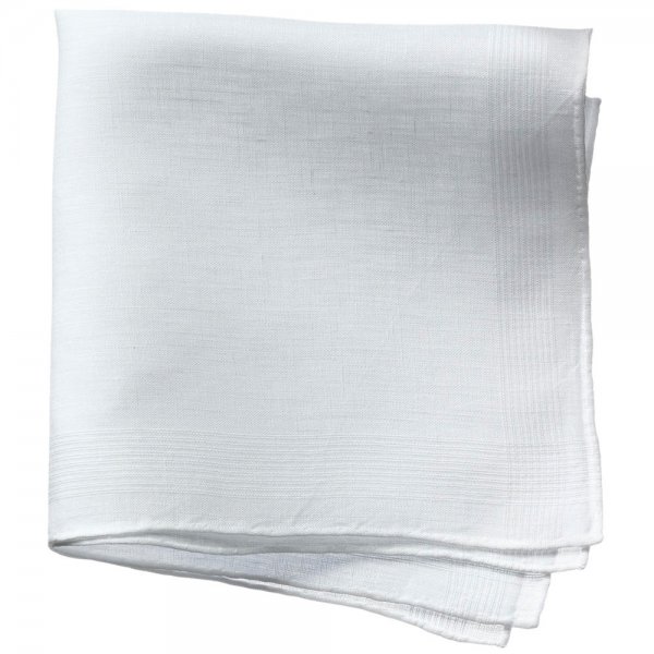 Handkerchief, Pure Linen, White