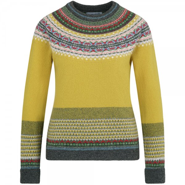 Suéter para mujer Eribé Fair Isle, Piccalilli, talla XL