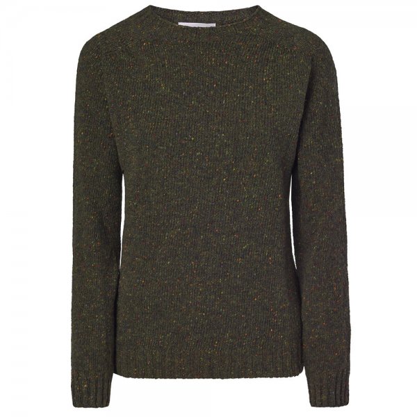 »Donegal« Ladies' Sweater, Dark Green, Size M