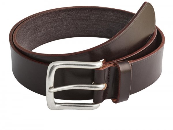 Belt, Saddle Leather, Mocca, Length 90 cm