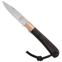 Coltello a serramanico MAIN »Copper Line«, legno di ebano