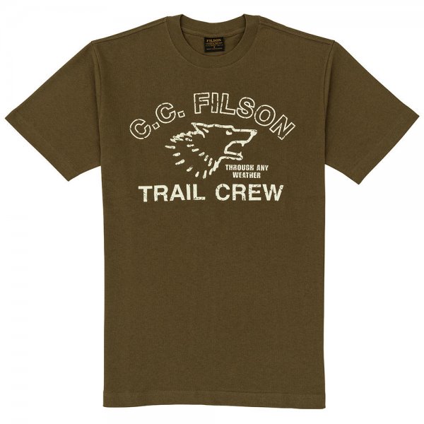 Filson S/S Pioneer Graphic T-Shirt, Military Olive/Trail, taille S