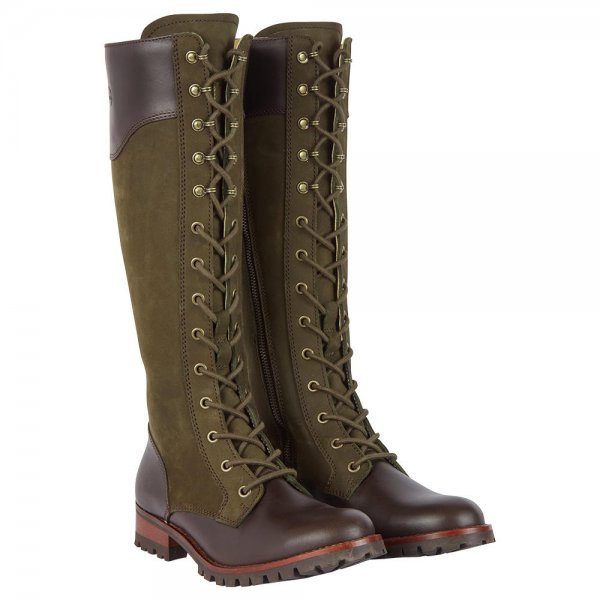 Le Chameau Damen Lederstiefel La Parisienne, marron foncé, Größe 41