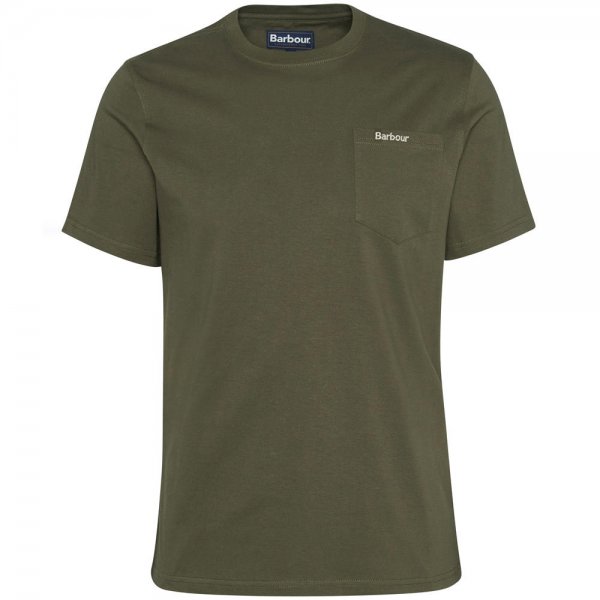 Barbour Herren T-Shirt »Langdon«, uniform green, Größe S