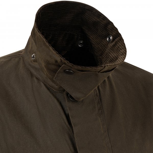 Barbour »Northumbria« Waxed Jacket, Olive, Size 38 (Women