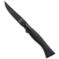 Coltello a serramanico MAIN »Italian Line«, rivestimento titanio, Pakka, nero