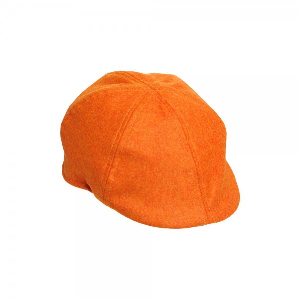Laksen Tweed Cap, Blaze Orange, Size 61
