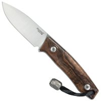 Cuchillo de caza y exteriores Lionsteel M1, madera de nogal
