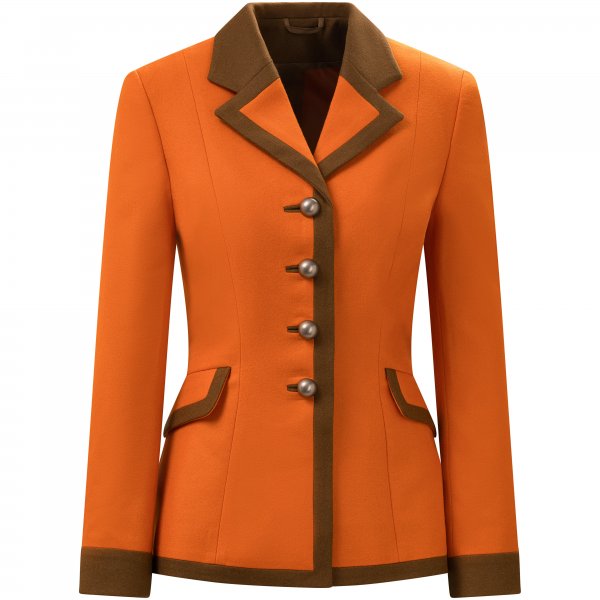 Stajan Damen Reitjacke, orange, Gr. 38