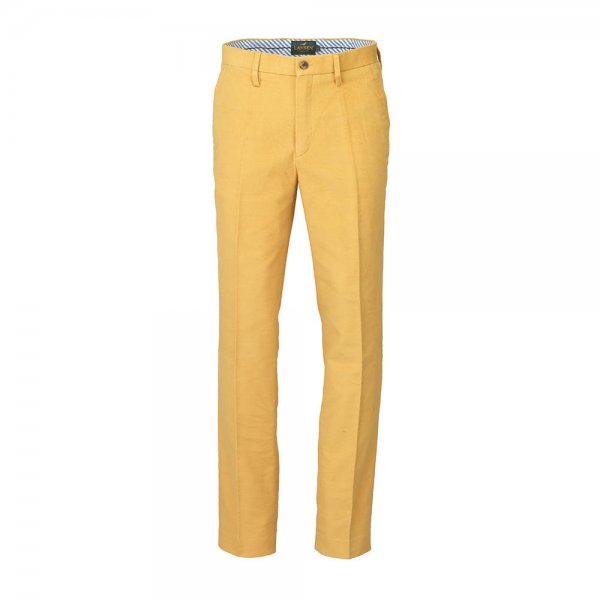 Pantalones para hombre Laksen Broadland, amarillo, talla 50