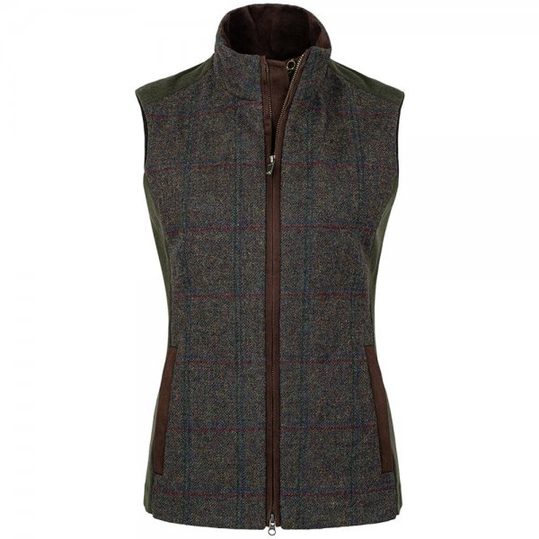Dubarry »Juniper« Ladies Tweed Gilet, Hemlock, Size 42