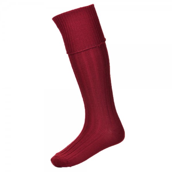 House of Cheviot »Jura« Men's Shooting Socks, Brick Red, One Size (41-46)