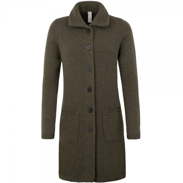 »Siena« Ladies Cashmere Knitted Coat, Fir, Size XS