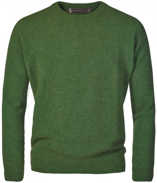 Possum Merino Men’s Sweater, Green Melange, Size XL