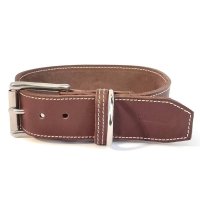 Collar para perro Bolleband Classic 40 mm, marrón, XL
