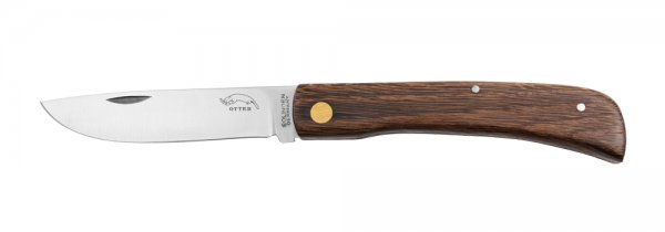 Coltello a serramanico Hippekniep piccolo, rovere affumicato