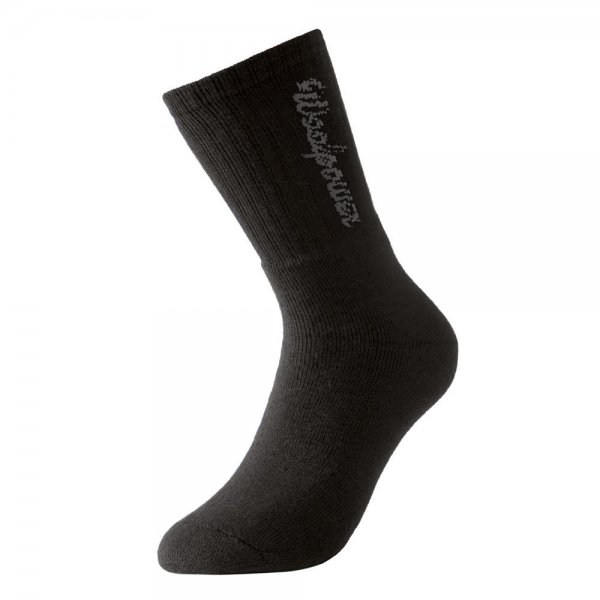 Woolpower Sport Socks Logo, Black, 400 g/m², Size 45-48