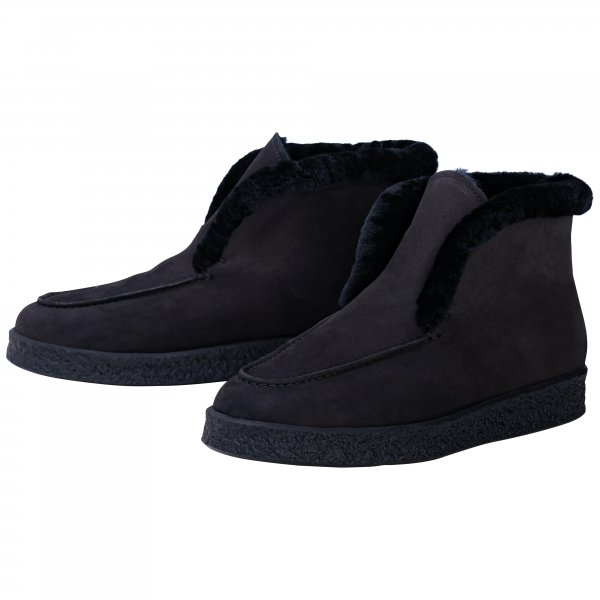 »Lauren« Ladies Slip-on Ankle Boot, Black, Size 38