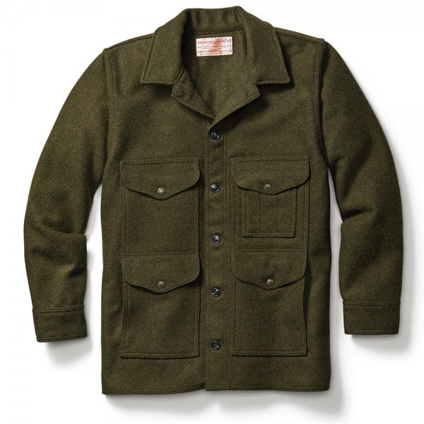 Filson Mackinaw Wool Cruiser, Forest Green, taille L