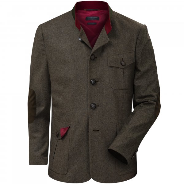 Von Dörnberg »Kent«, Men's Traditional Jacket, Chamois Loden, Hay, Size 48