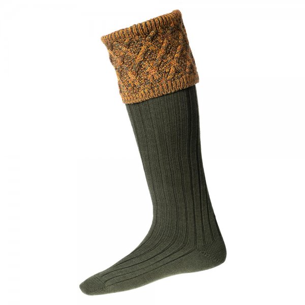 House of Cheviot »Forres« Men’s Shooting Socks, Spruce, Size L (45-48)