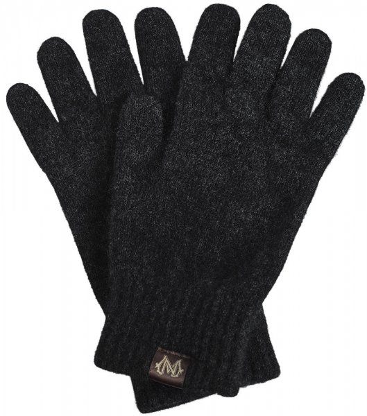 Gloves, Possum Merino, Anthracite Melange, Size XL