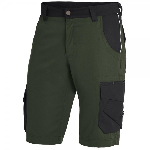 FHB »Theo« Men's Bermuda Shorts, Olive/Black, Size 56