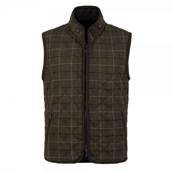 »Watson« Men’s Quilted Vest, Loden Green, Size 52