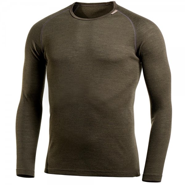 Woolpower Lite Unterhemd, grün, langarm, Größe L