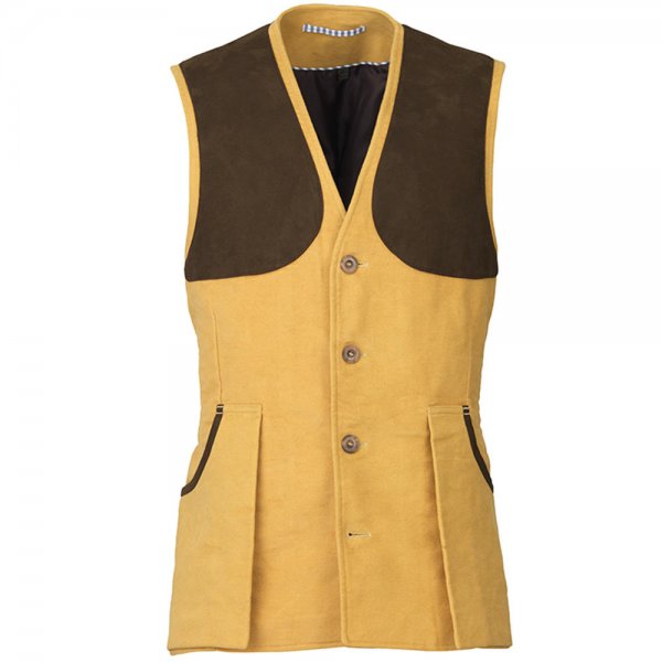 Laksen »Broadland« Men’s Shooting Vest, Yellow, Size M